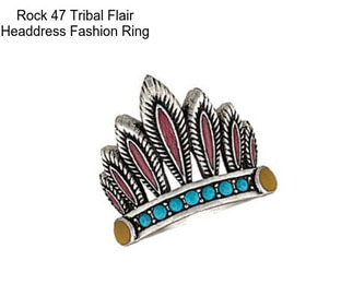 Rock 47 Tribal Flair Headdress Fashion Ring