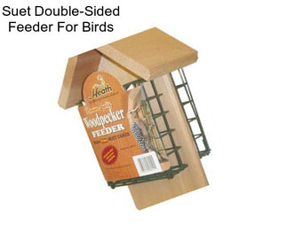 Suet Double-Sided Feeder For Birds