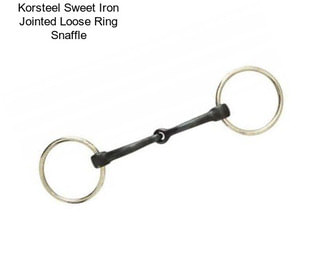 Korsteel Sweet Iron Jointed Loose Ring Snaffle