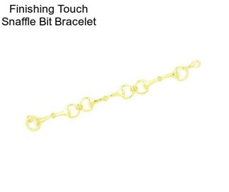 Finishing Touch Snaffle Bit Bracelet