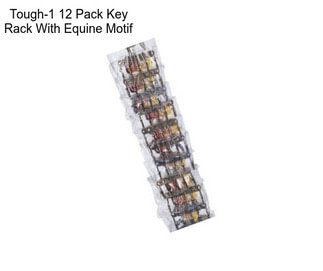 Tough-1 12 Pack Key Rack With Equine Motif