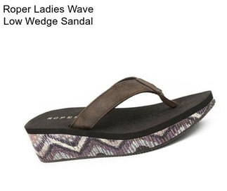 Roper Ladies Wave Low Wedge Sandal