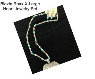 Blazin Roxx X-Large Heart Jewelry Set