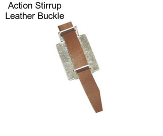 Action Stirrup Leather Buckle