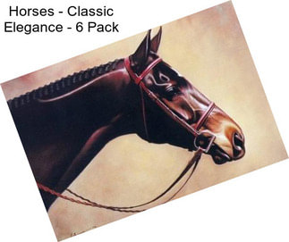 Horses - Classic Elegance - 6 Pack