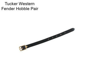 Tucker Western Fender Hobble Pair