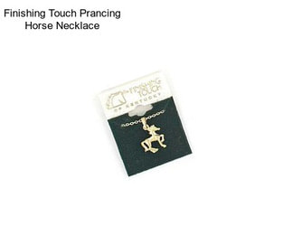 Finishing Touch Prancing Horse Necklace