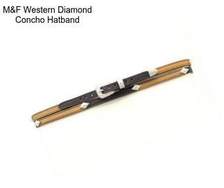 M&F Western Diamond Concho Hatband