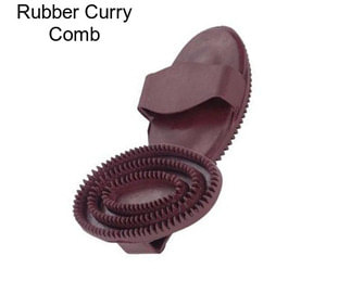 Rubber Curry Comb