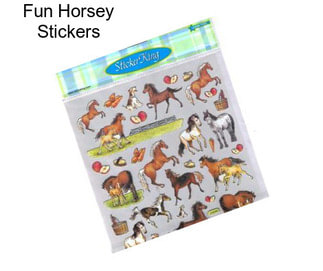 Fun Horsey Stickers