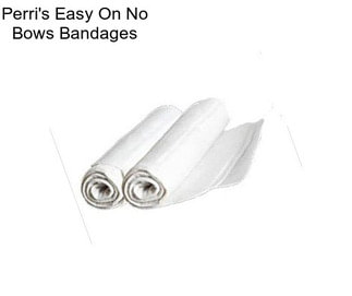 Perri\'s Easy On No Bows Bandages