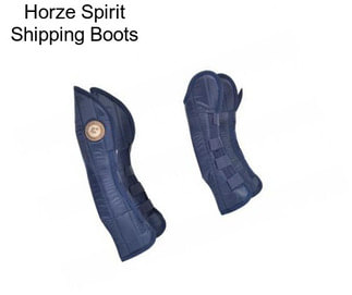 Horze Spirit Shipping Boots