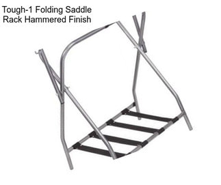 Tough-1 Folding Saddle Rack Hammered Finish