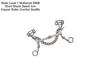 Myler Level 1 McKenzie MMB Short Shank Sweet Iron Copper Roller Comfort Snaffle