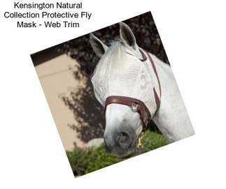 Kensington Natural Collection Protective Fly Mask - Web Trim