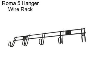 Roma 5 Hanger Wire Rack