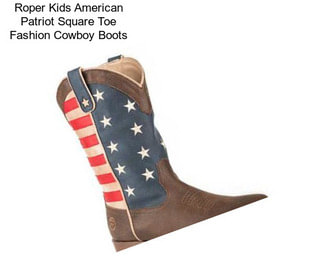Roper Kids American Patriot Square Toe Fashion Cowboy Boots