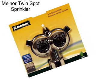 Melnor Twin Spot Sprinkler