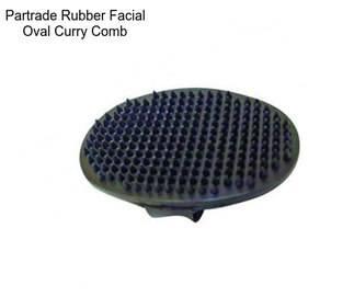 Partrade Rubber Facial Oval Curry Comb