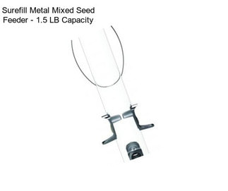 Surefill Metal Mixed Seed Feeder - 1.5 LB Capacity