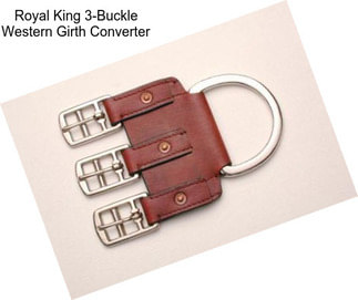 Royal King 3-Buckle Western Girth Converter