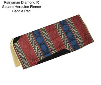 Reinsman Diamond R Square Herculon Fleece Saddle Pad