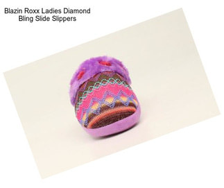 Blazin Roxx Ladies Diamond Bling Slide Slippers