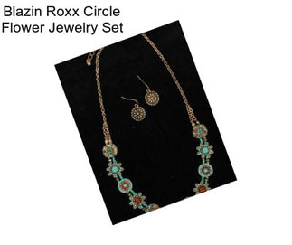 Blazin Roxx Circle Flower Jewelry Set