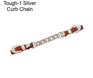 Tough-1 Silver Curb Chain