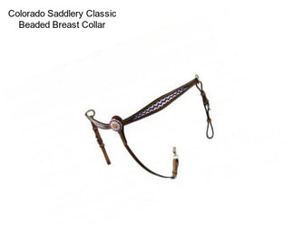 Colorado Saddlery Classic Beaded Breast Collar
