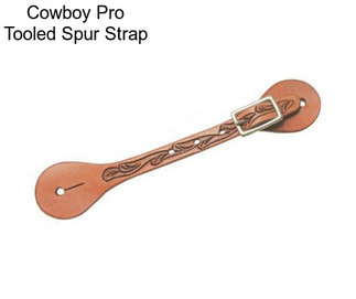 Cowboy Pro Tooled Spur Strap