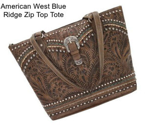 American West Blue Ridge Zip Top Tote