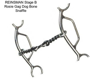 REINSMAN Stage B Rosie Gag Dog Bone Snaffle