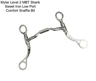 Myler Level 2 MBT Shank Sweet Iron Low Port Comfort Snaffle Bit