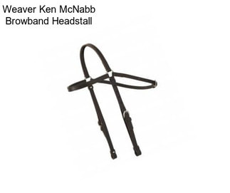 Weaver Ken McNabb Browband Headstall