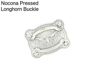 Nocona Pressed Longhorn Buckle