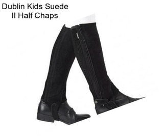 Dublin Kids Suede II Half Chaps