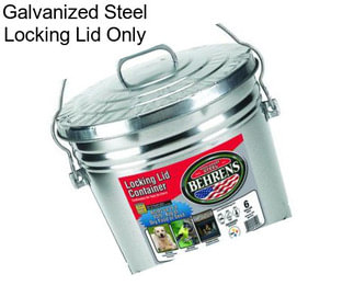 Galvanized Steel Locking Lid Only