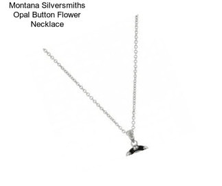 Montana Silversmiths Opal Button Flower Necklace