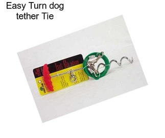 Easy Turn dog tether Tie