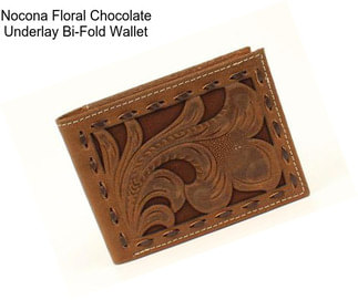 Nocona Floral Chocolate Underlay Bi-Fold Wallet
