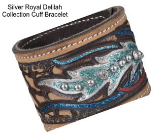 Silver Royal Delilah Collection Cuff Bracelet