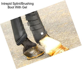 Intrepid Splint/Brushing Boot With Gel