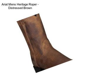 Ariat Mens Heritage Roper - Distressed Brown