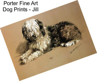 Porter Fine Art Dog Prints - Jill