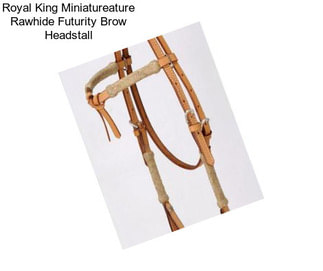 Royal King Miniatureature Rawhide Futurity Brow Headstall