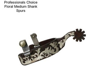 Professionals Choice Floral Medium Shank Spurs