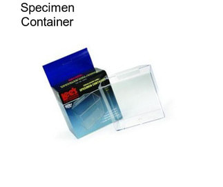 Specimen Container