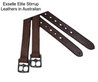 Exselle Elite Stirrup Leathers in Australian