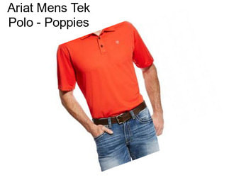 Ariat Mens Tek Polo - Poppies